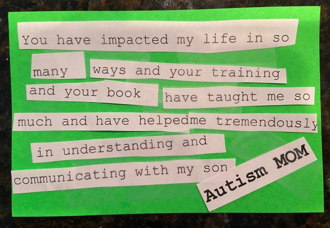 autism mom quote